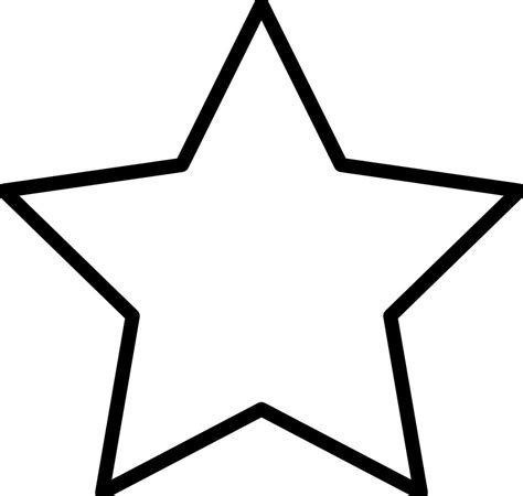 desenho de estrela para imprimir.